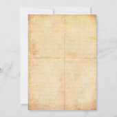 Sprookje Vintage bruiloft uitnodiging (Achterkant)