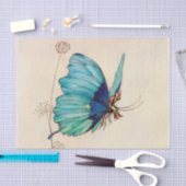  sprookje vlinder — ontkoppeling tissuepapier (Craft)