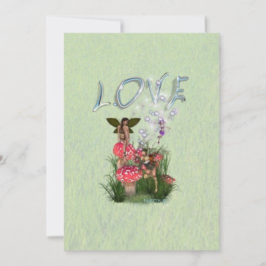 sprookje voor rode en witte broodjes kaart (Achterkant)