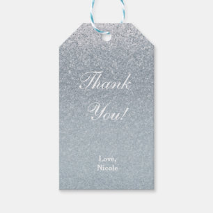 Sprookje Zilver Glitter Glans Feest Favor Glam Cadeaulabel