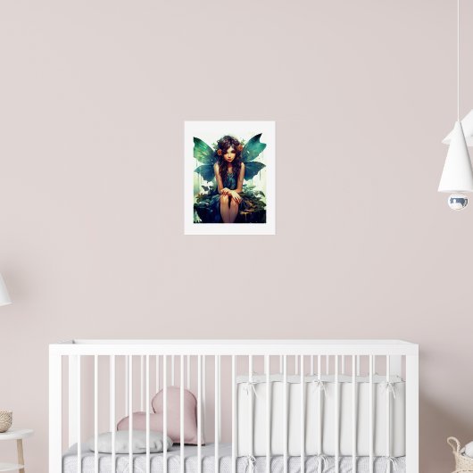 Sprookje zit in de regen poster (Kinderkamer 2)