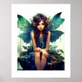 Sprookje zit in de regen poster (Voorkant)