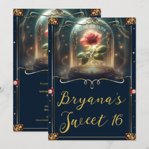 Sprookje zo oud als de Tijd Betoverde Roos Sweet 1 Kaart