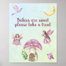 Sprookjes baby shower Baby's zijn lief Poster
