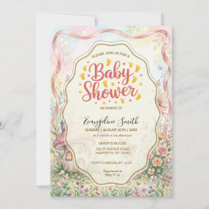 Sprookjes Baby Shower Uitnodiging