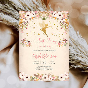 Sprookjes Baby Shower Uitnodiging
