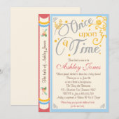 Sprookjes Baby Shower Uitnodiging (Voorkant / Achterkant)