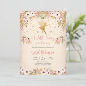 Sprookjes Baby Shower Uitnodiging (Staand voorkant)