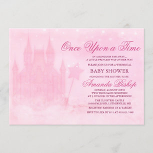 Sprookjes Baby Shower Uitnodiging Once Upon a Time