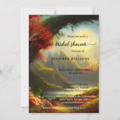 Sprookjes betoverd bruidsbos Bruiloft Kaart (Voorkant)