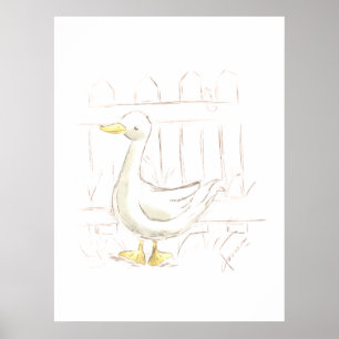 Sprookjes Eend Poster