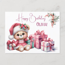 Sprookjes Eerste Meisje 1e Verjaardag Briefkaart