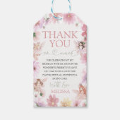 Sprookjes Eerste Verjaardag Bedankt Tag Cadeaulabel (Voorkant)
