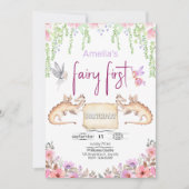 Sprookjes Eerste Verjaardag Prinses Bloemrijke Wat Kaart (Voorkant)