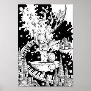 Sprookjes en het land van de hemel. poster