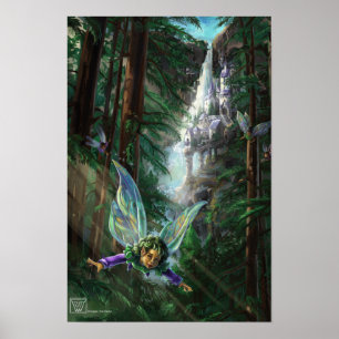 Sprookjes- en Kasteelfantasiekunst Poster