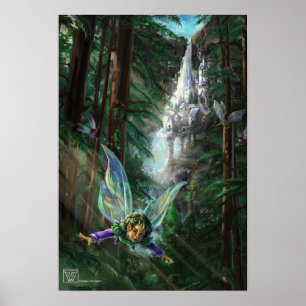 Sprookjes- en Kasteelfantasiekunst Poster