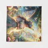 Sprookjes en kattenwandtapijt wandkleed (Voorkant (horizontaal))