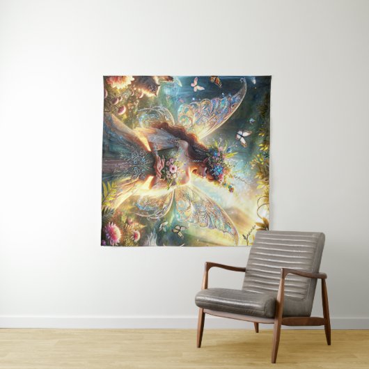 Sprookjes en kattenwandtapijt wandkleed (In Situ (horizontaal))