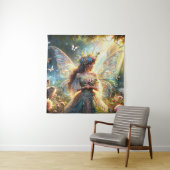 Sprookjes en kattenwandtapijt wandkleed (In situ)