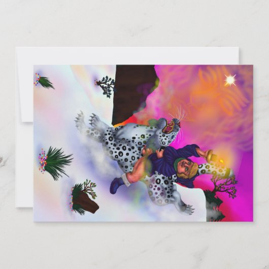 Sprookjes Fantasie Licht van Hoop winterdroom kuns Kaart (Voorkant)