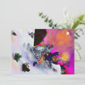 Sprookjes Fantasie Licht van Hoop winterdroom kuns Kaart (Staand voorkant)