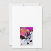 Sprookjes Fantasie Licht van Hoop winterdroom kuns Kaart (Achterkant)