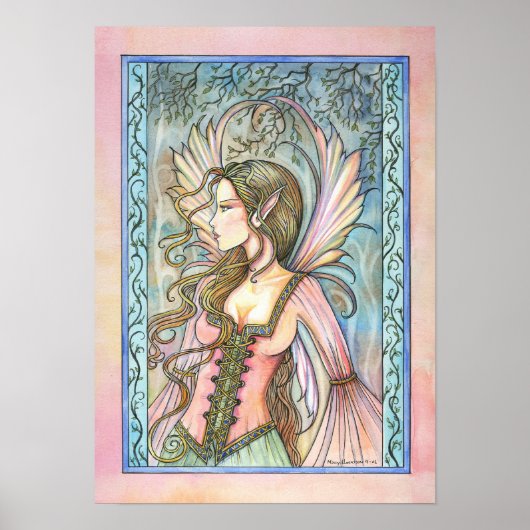 Sprookjes Fantasy Kunst Poster Print door Molly Ha (Voorkant)