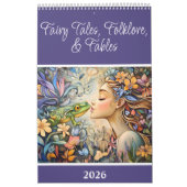 Sprookjes, folklore en fabels 2026 Enkele pagina Kalender (Hoes)