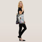 Sprookjes geïnspireerde fee en fantasievolle boom tote bag (Op model)
