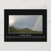 Sprookjes hebben niet echt een happy end briefkaart (Voorkant)