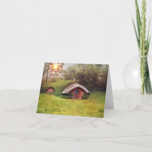 Sprookjes huis bedankkaart (Voorkant)