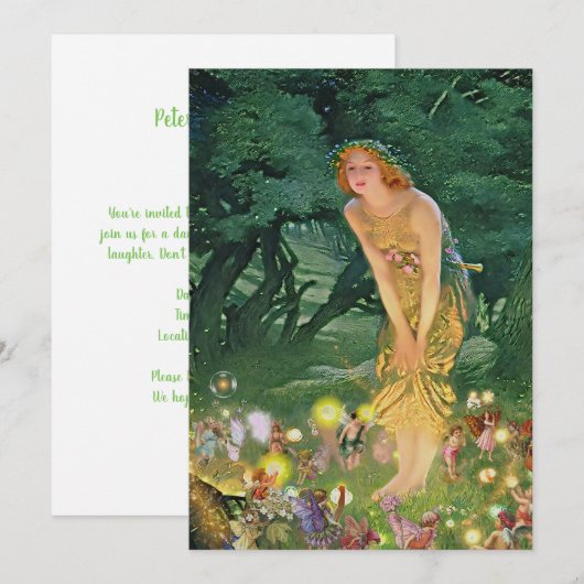 Sprookjes in het maneschijn kaart (Voorkant / Achterkant)