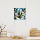 Sprookjes in Winter Wonderland Poster (Keuken)