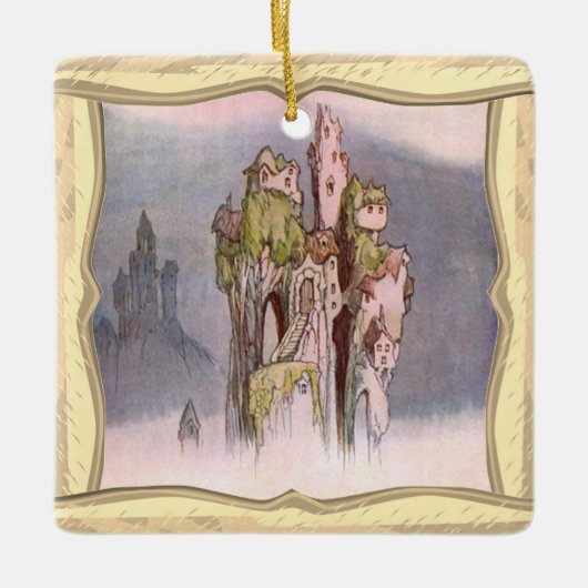 Sprookjes Keramische Kerstversiering Keramisch Ornament (Voorkant)