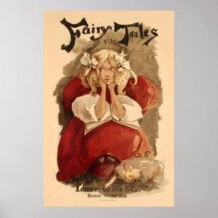 Sprookjes - kinderrijmposterprints poster