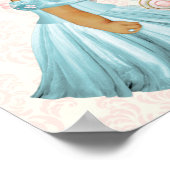 Sprookjes Koets Prinses Persoonlijke Kinderkamer Poster (Hoek)