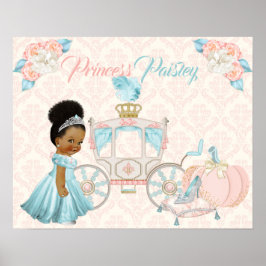 Sprookjes Koets Prinses Persoonlijke Kinderkamer Poster