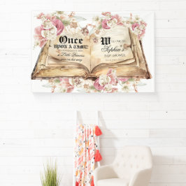 Sprookjes Koninklijke Baby Shower Welkomstbord Spandoek