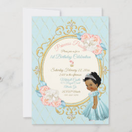Sprookjes Koninklijke Prinses Roze Aqua Meisje Etn Kaart