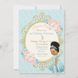 Sprookjes Koninklijke Prinses Roze Aqua Meisje Etn Kaart