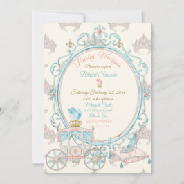 Sprookjes Koninklijke Prinsessen Koets Blush Aqua Kaart