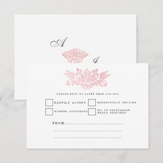  sprookjes met gevechten rond RSVP-kaarten RSVP Kaartje (Voorkant / Achterkant)