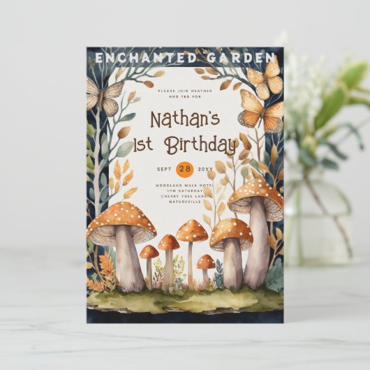 SPROOKJES NATUUR BABYSYMPHONIE 1E VERJAARDAG ELKE  KAART (Staand voorkant)