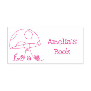 Sprookjes Paddenstoelhuis Dit boek is van Zelfinktende Stempel