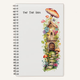 Sprookjes Paddestoel bloemen Notitieboek