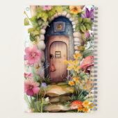 Sprookjes Paddestoel bloemen Notitieboek (Achterkant)