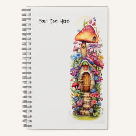 Sprookjes Paddestoel bloemen Notitieboek