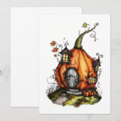 Sprookjes Pompoenhuis Kaart (Voorkant / Achterkant)