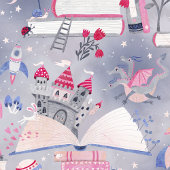 Sprookjes Pop-Upboek Kasteel Grijs Cadeaupapier